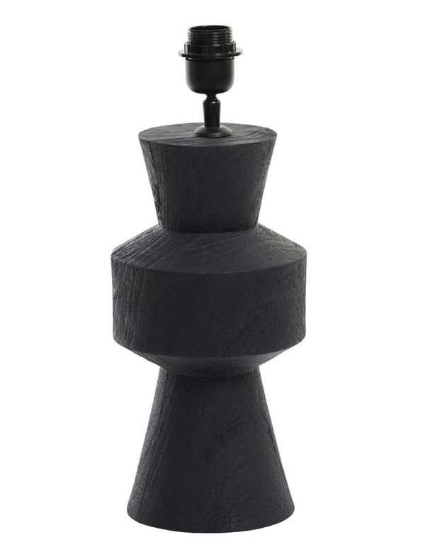 Light & Living Gregor tafellamp – ø 17 cm – E27 (grote fitting) – zwart
