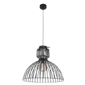 Anne Light & Home Dunbar hanglamp – ø 52 cm – E27 (grote fitting) – Zwart