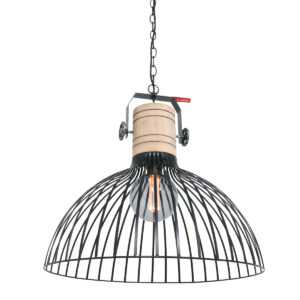 Anne Light & Home Dunbar hanglamp – ø 52 cm – E27 (grote fitting) – Zwart