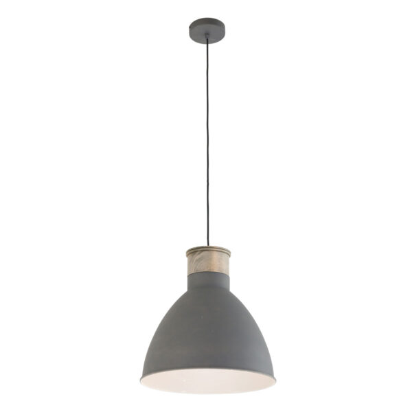 Mexlite Metta hanglamp – ø 40 cm – E27 (grote fitting) – Grijs