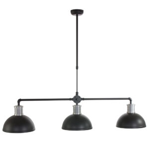 Steinhauer Brooklyn hanglamp – E27 (grote fitting) – Zwart