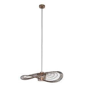 Steinhauer Chapeau hanglamp – In hoogte verstelbaar – E27 (grote fitting) – Brons