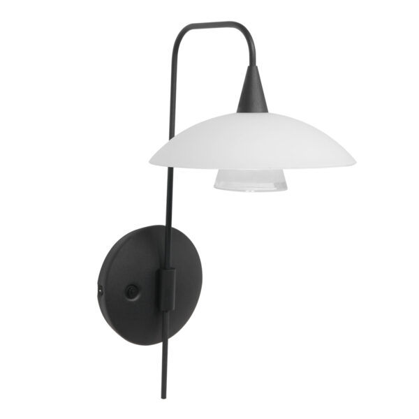 Steinhauer Tallerken wandlamp – G9 – Zwart