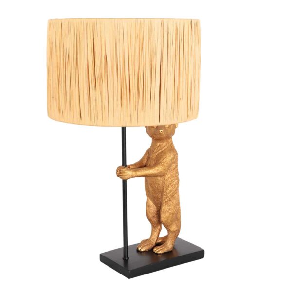 Anne Light & Home Animaux tafellamp – Niet verstelbaar – E27 (grote fitting) – Zwart