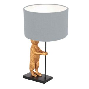 Anne Light & Home Animaux tafellamp – Niet verstelbaar – E27 (grote fitting) – Zwart