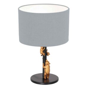 Anne Light & Home Animaux tafellamp – Niet verstelbaar – E27 (grote fitting) – Zwart