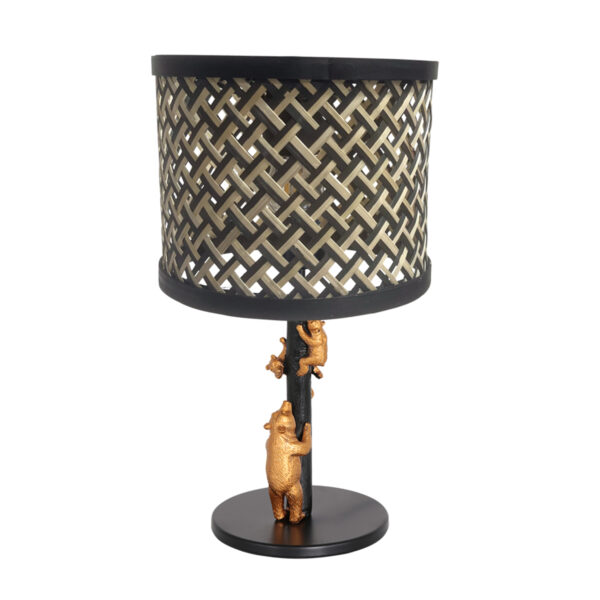 Anne Light & Home Animaux tafellamp – ø 20 cm – Niet verstelbaar – E27 (grote fitting) – Zwart