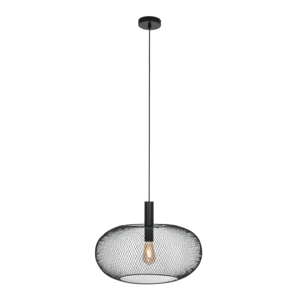 Anne Light & Home Cloud hanglamp – ø 50 cm – E27 (grote fitting) – Zwart