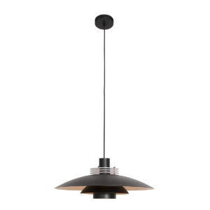 Anne Light & Home Flinter hanglamp – ø 47 cm – E27 (grote fitting) – Zwart