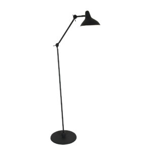 Anne Light & Home Kasket vloerlamp – ø 30 cm – E27 (grote fitting) – Zwart