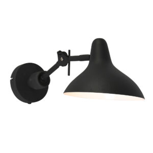 Anne Light & Home Kasket wandlamp – E27 (grote fitting) – Zwart