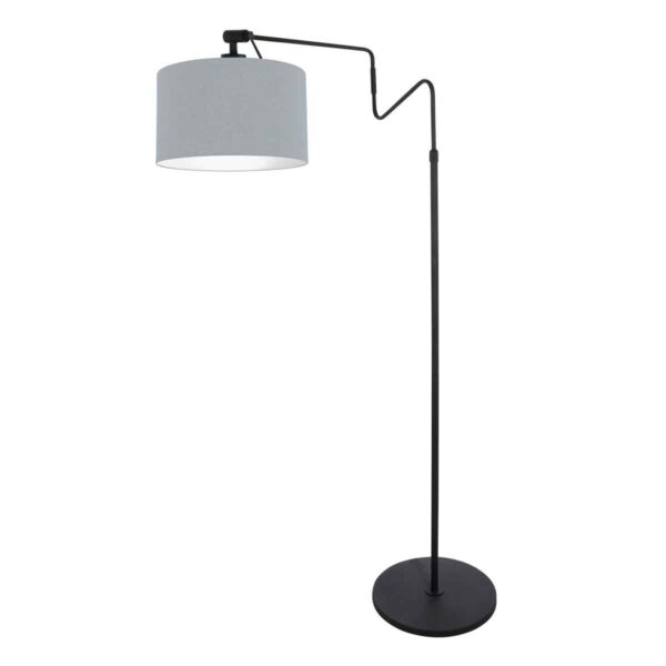 Anne Light & Home Linstrom vloerlamp – E27 (grote fitting) – Zwart