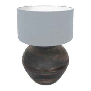 Anne Light & Home Lyons tafellamp – Niet verstelbaar – E27 (grote fitting) – Zwart