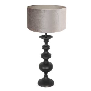 Anne Light & Home Lyons tafellamp – ø 40 cm – Niet verstelbaar – E27 (grote fitting) – Zwart