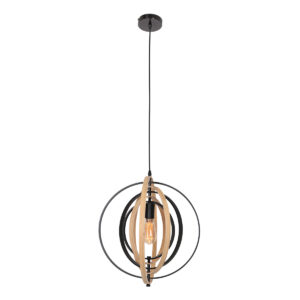 Anne Light & Home Muoversi hanglamp – ø 45 cm – In hoogte verstelbaar – E27 (grote fitting) – Naturel