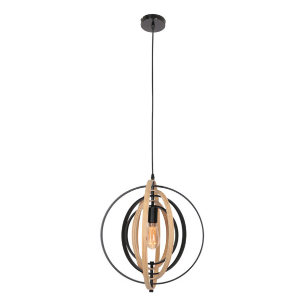 Anne Light & Home Muoversi hanglamp – ø 45 cm – In hoogte verstelbaar – E27 (grote fitting) – Naturel