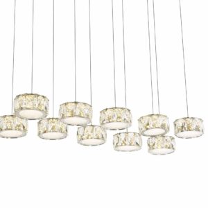 Globo Amur hanglamp – Ingebouwd (LED) – Chroom