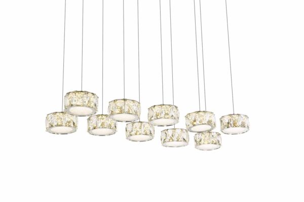 Globo Amur hanglamp – Ingebouwd (LED) – Chroom