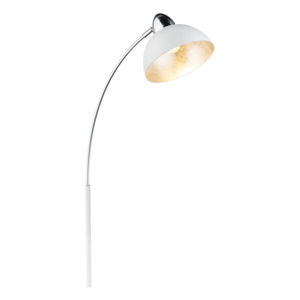 Globo Anita vloerlamp – E27 (grote fitting) – Wit