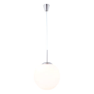 Globo Balla hanglamp – ø 30 cm – E27 (grote fitting) – Nikkel