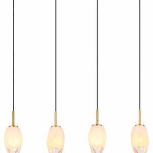 Globo Barcley hanglamp – E14 (kleine fitting) – Messing