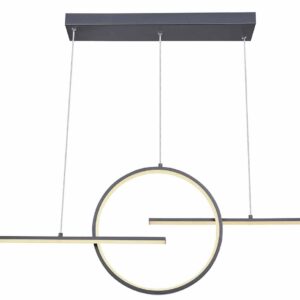 Globo Barral hanglamp – Ingebouwd (LED) – Grijs