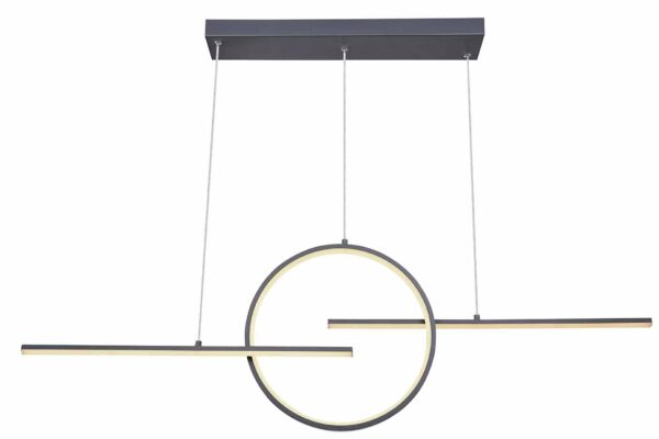 Globo Barral hanglamp – Ingebouwd (LED) – Grijs