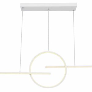 Globo Barral hanglamp – Ingebouwd (LED) – Wit