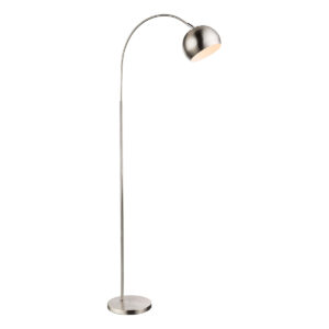 Globo Benno vloerlamp – E27 (grote fitting) – Chroom