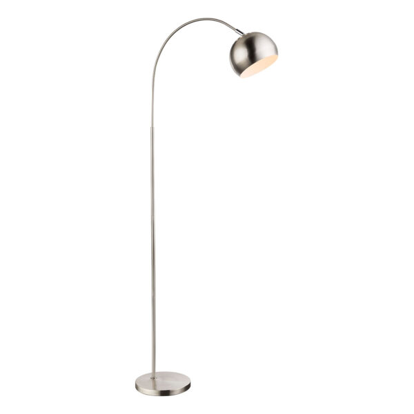 Globo Benno vloerlamp – E27 (grote fitting) – Chroom