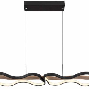 Globo Bezzy hanglamp – Ingebouwd (LED) – Zwart