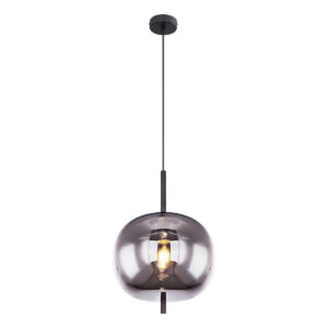 Globo Blacky hanglamp – ø 30 cm – E27 (grote fitting) – Zwart