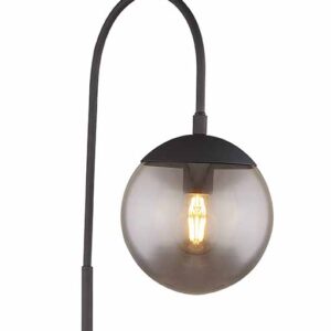 Globo Blama vloerlamp – E27 (grote fitting) – Zwart