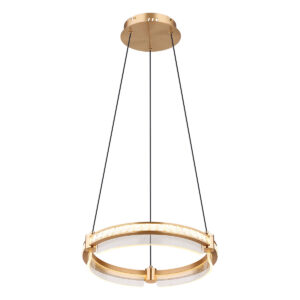 Globo Blondie hanglamp – ø 40 cm – Ingebouwd (LED) – Goud