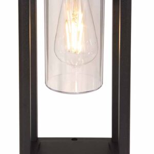 Globo Candela vloerlamp – LED + E27 – Zwart