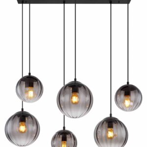 Globo Dallerta hanglamp – E27 (grote fitting) – Zwart