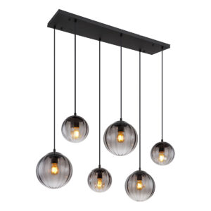 Globo Dallerta hanglamp – E27 (grote fitting) – Zwart