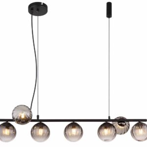 Globo Dallerta hanglamp – G9 – Zwart