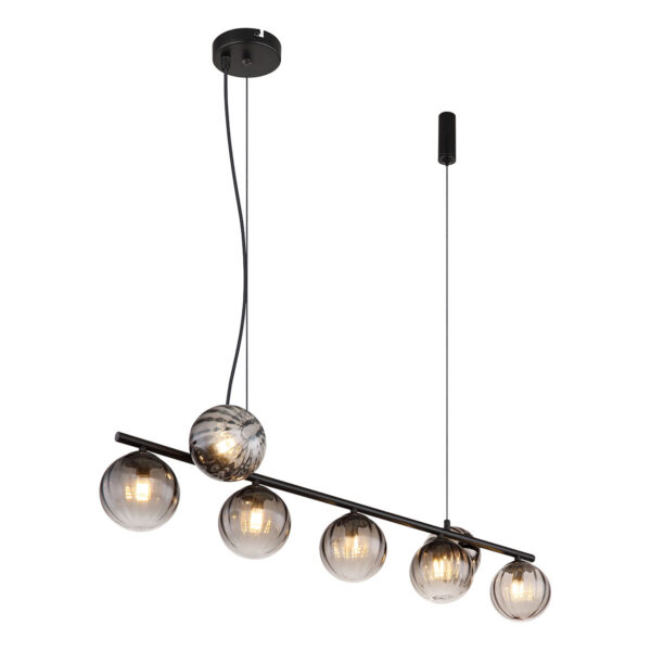 Globo Dallerta hanglamp – G9 – Zwart