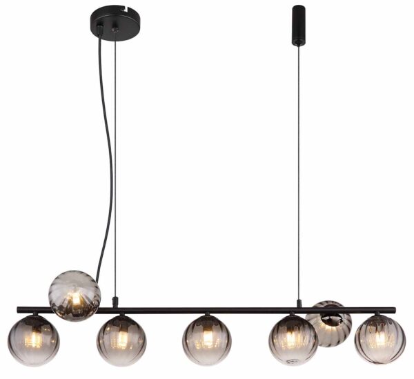 Globo Dallerta hanglamp – G9 – Zwart