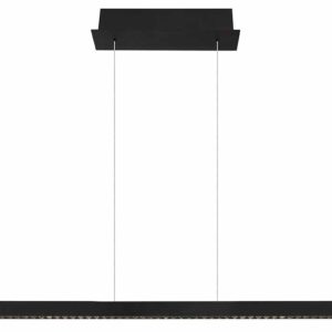 Globo Dentsy hanglamp – Ingebouwd (LED) – Zwart