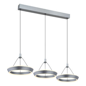 Globo Ferra hanglamp – Ingebouwd (LED) – Grijs