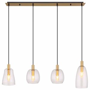 Globo Garri hanglamp – E14 (kleine fitting) – Messing