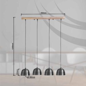 Globo Hermi i hanglamp – E27 (grote fitting) –