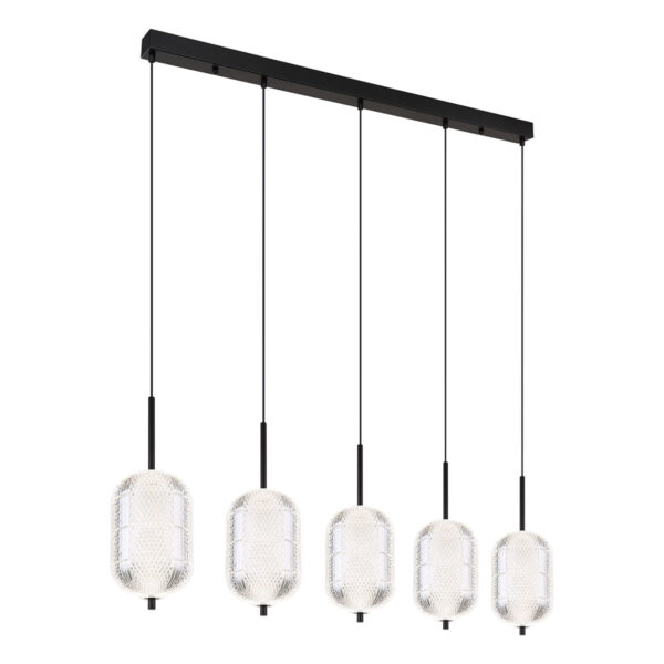 Globo Kurius hanglamp – Ingebouwd (LED) – Zwart