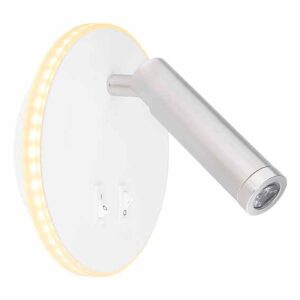 6 cm – Ingebouwd (LED) – Wit