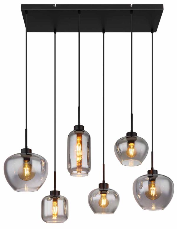 Globo Matt hanglamp – E27 (grote fitting) – Zwart