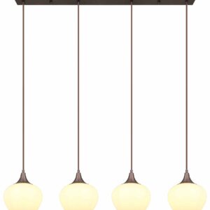 Globo Maxy hanglamp – E27 (grote fitting) – Bruin