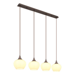 Globo Maxy hanglamp – E27 (grote fitting) – Bruin