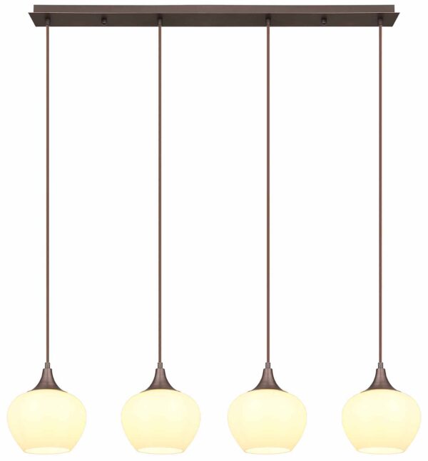 Globo Maxy hanglamp – E27 (grote fitting) – Bruin